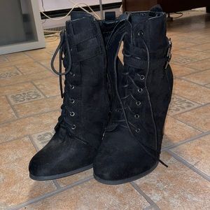 Heeled booties for sale